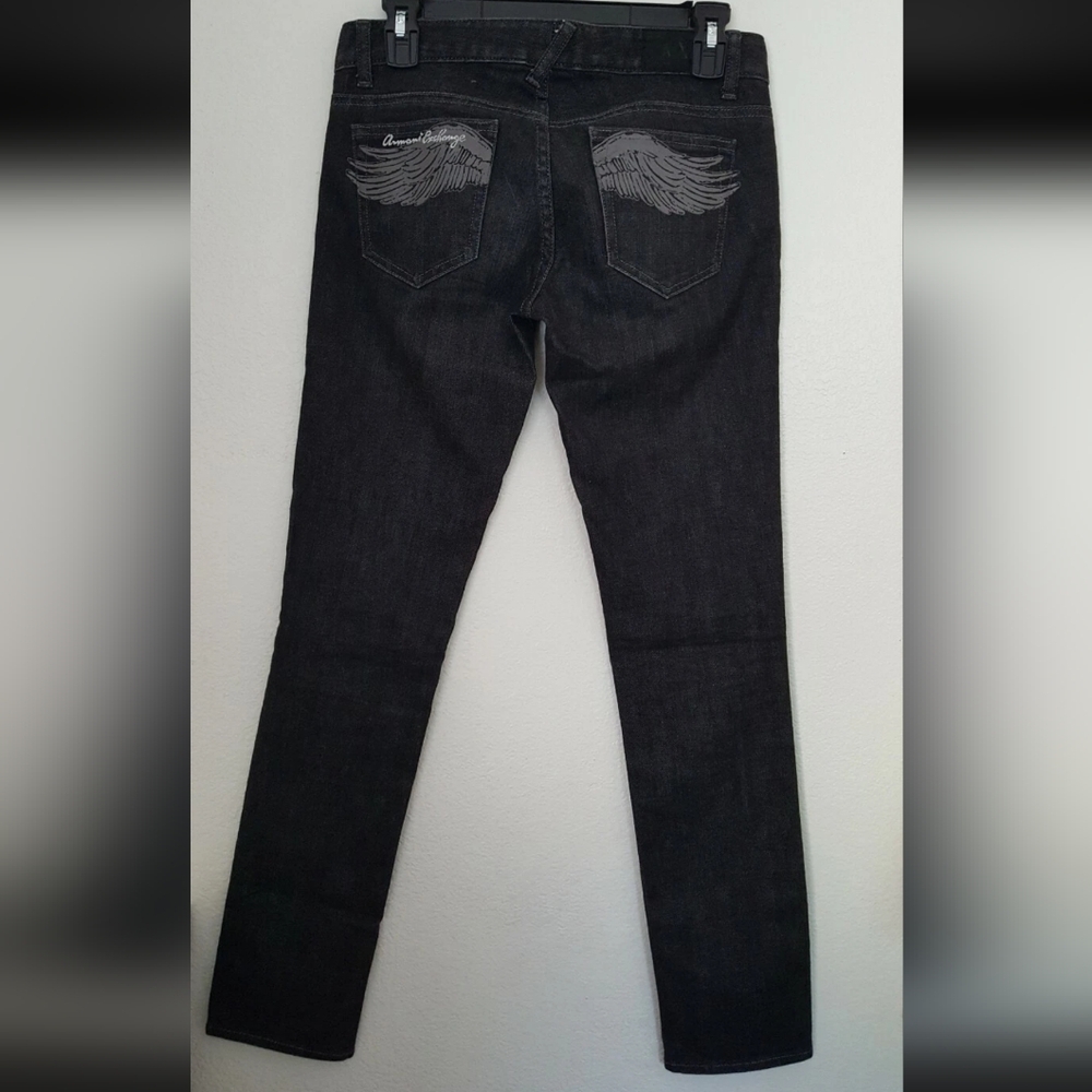 Armani Exchange J11 Ultra Low Rise Skinny Leg Jeans